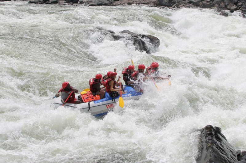 Rafting na řece Zambezi