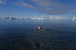 Je to nezvyklé, ale na Antarktidě se můžete i vykoupat. Ideální pro adrenalinové nadšence.