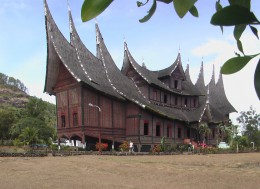 Královský palác Minankabavské kultury na Sumatře