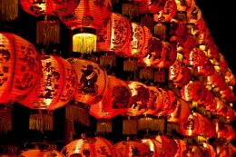 Tradiční čínské lampiony 
