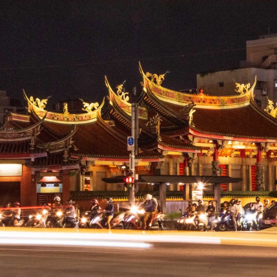 Starobylý chrám v Taipei