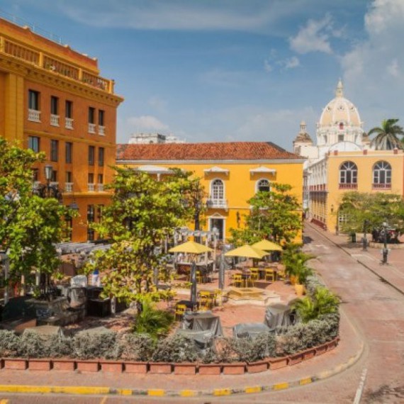 Náměstí Santa Teresa v Cartageně 