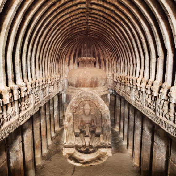 Buddhistická jeskyně Ajanta