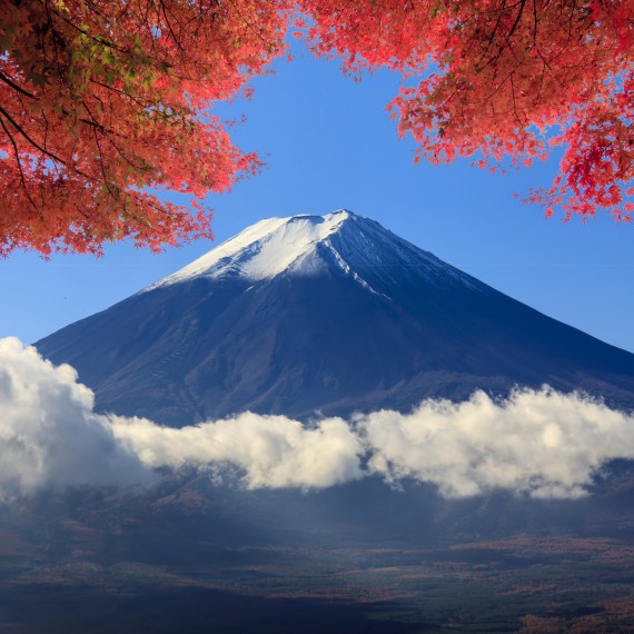 Výhled na horu Fuji