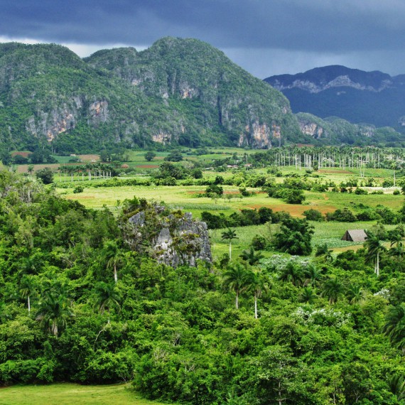Údolí Vinales na Kubě 