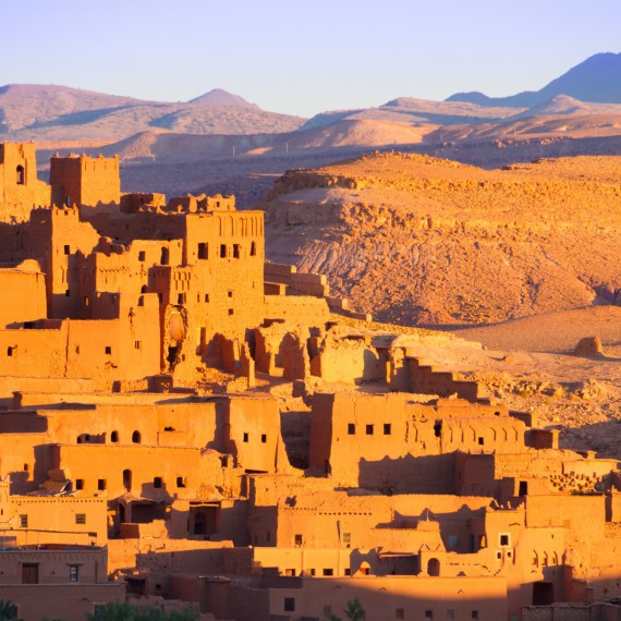 Pevnost ve městě Ouarzazate