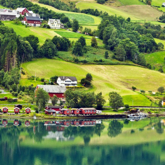 Zelená krajina Islandu 
