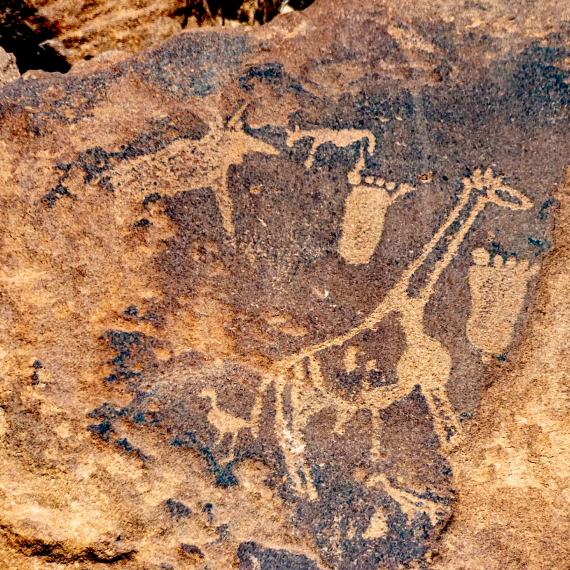 Twyfelfontein v Namibii, naleziště petroglyfů 