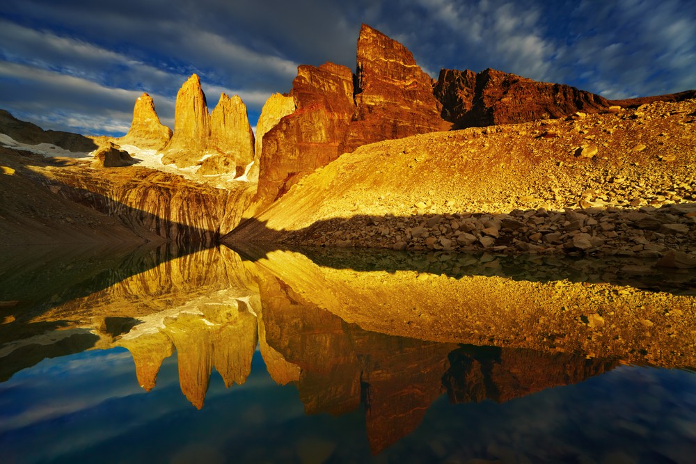 Torres del Paine na jihu Chile 