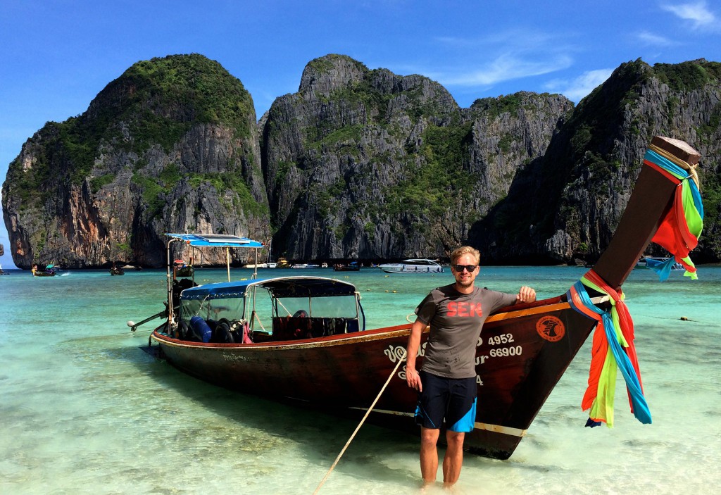 SEN na Maya beach v Thajsku