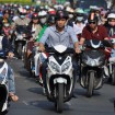 Ulice Saigonu jsou neustále plné motorek