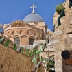 Chrám Božího hrobu na konci křížové cesty Via Dolorosa