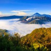 Nádherná sopka Bromo na ostrově Jáva
