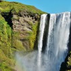 Dech beroucí vodopád Skogafoss