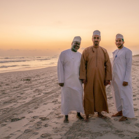 Setkání s muslimy na pláži 