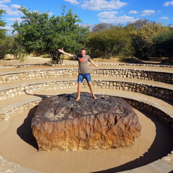  Největší objevený meteorit v Namibii