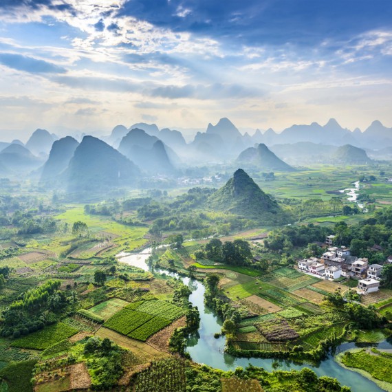Yangshuo a okolí je jedním z nejkrásnějších míst Číny