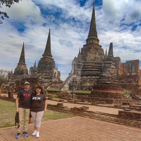 Klienti CK SEN v bývalém hlavním městě Thajska - Ayutthaya.