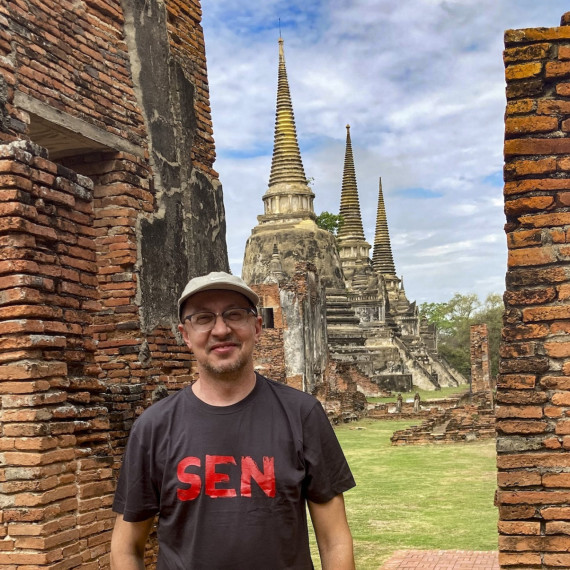 Klient CK SEN při návštěvě thajské Ayutthayi.