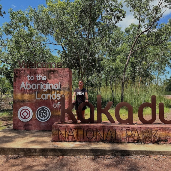 Brána do NP Kakadu a dobrodružství v pravé australské krajině může začít. 