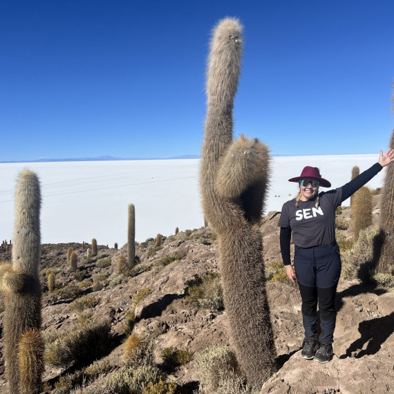 Naše CK SEN průvodkyně posílá pozdrav z Bolívie.