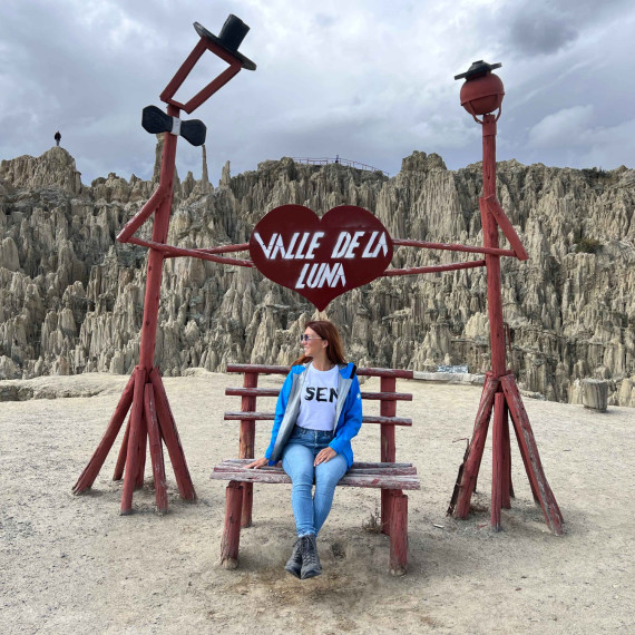 CK SEN v Měsíčním údolí v Bolívii.