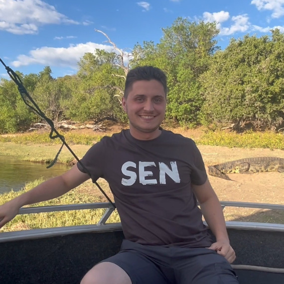 Prohlídka národního parku Chobe v Botswaně.