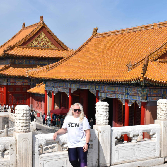 V Zakázaném městě v čínském Pekingu.