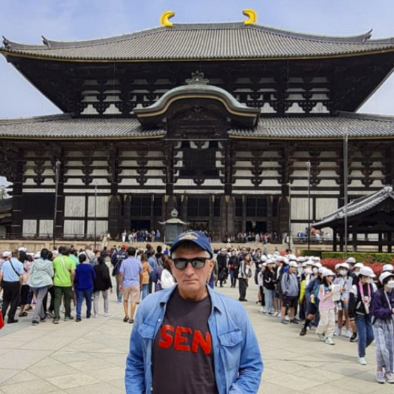 Klient CK SEN v Nara v Japonsku.