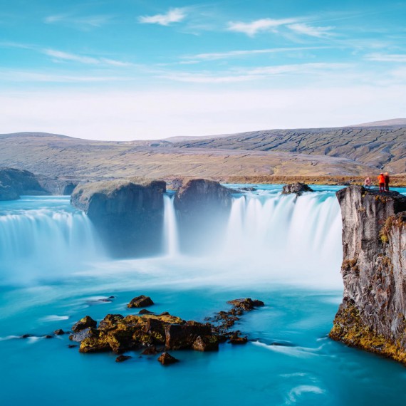 Vodopád Godafoss, Island 