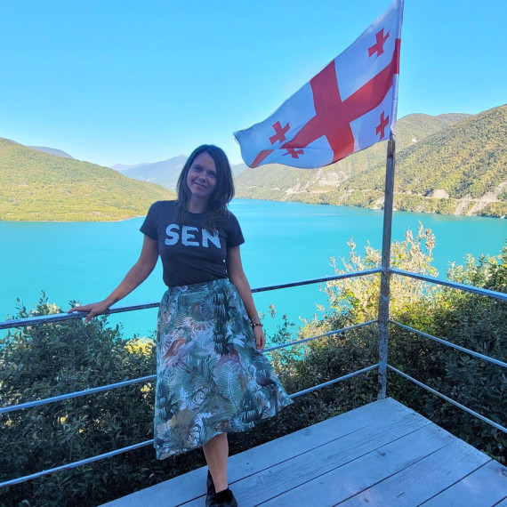 Objevování přírodních krás Gruzie s naší SEN průvodkyní.