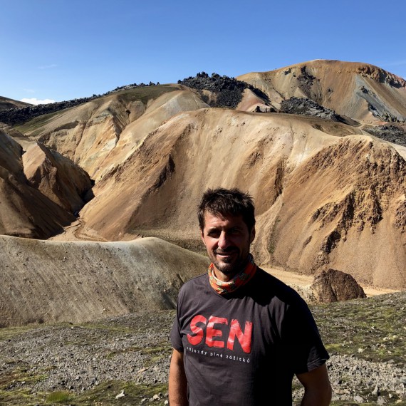 SEN v Landmannalaugar