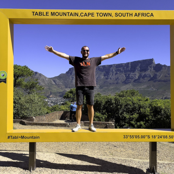 Fascinující výhled na Stolovou horu jako z pohlednice. 