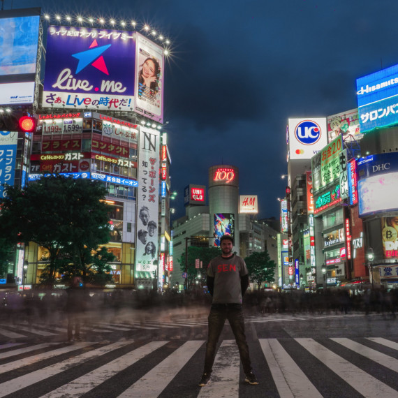 Shibuya, nejrušnější přechod na celém světě.