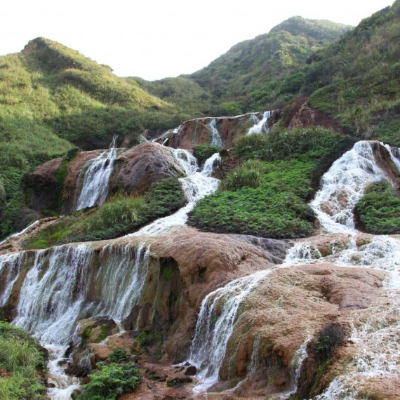 Zlatý vodopád v Jiufen