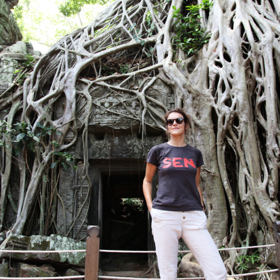 Ta Prohm - chrám v objetí kořenů stromů.