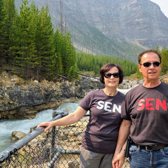 CK SEN klienti v kaňonu Marble v Kanadě.