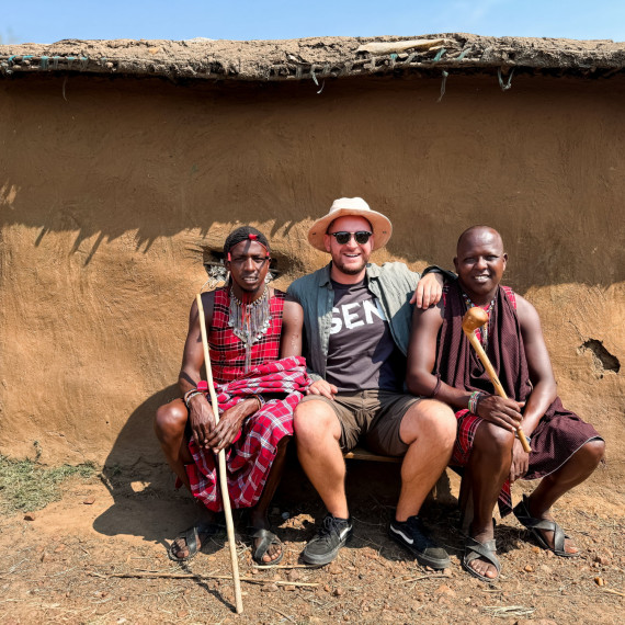 Návštěva tradiční masajské vesnice.