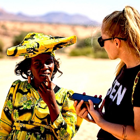 Setkání s domorodými kmeny Namibie