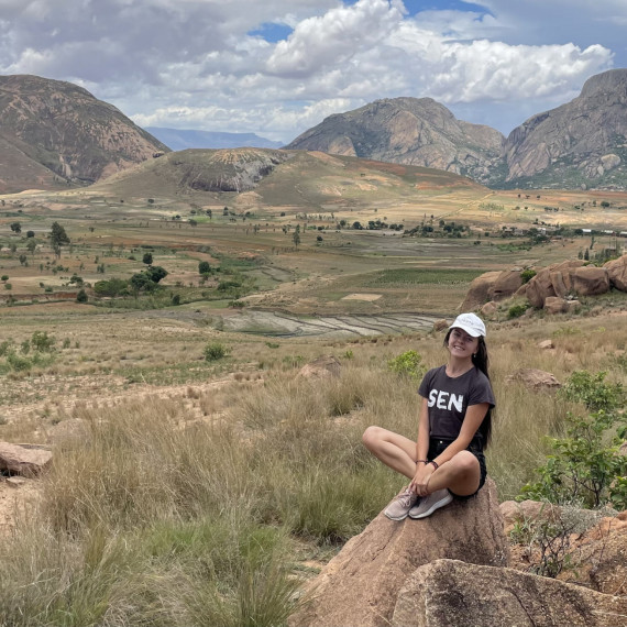 Unikátní krajina afrického ostrova Madagaskar.