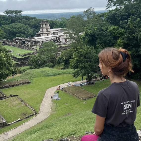 SEN průvodkyně Jana nasává atmosféru historického Palenque v Mexiku.