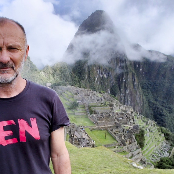 Klient CK SEN na Machu Picchu.