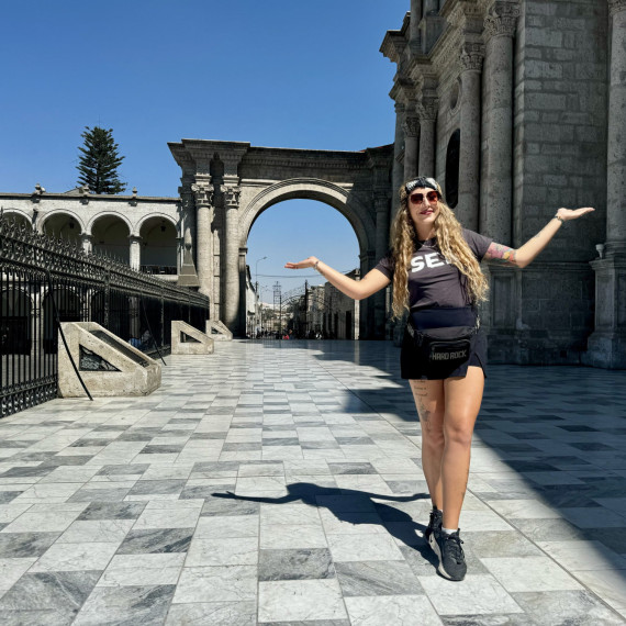 Krásné koloniální město Arequipa.