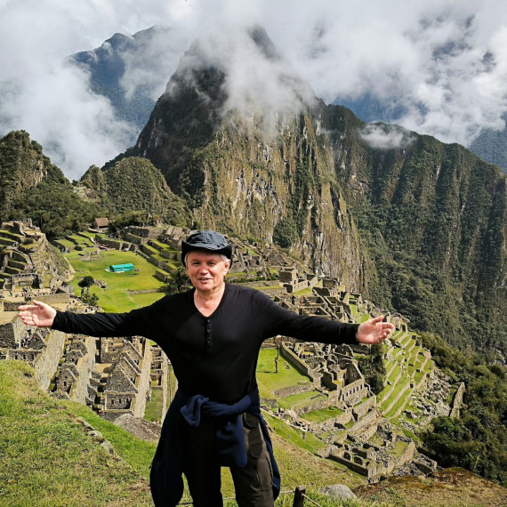 Klient CK SEN na Machu Picchu.