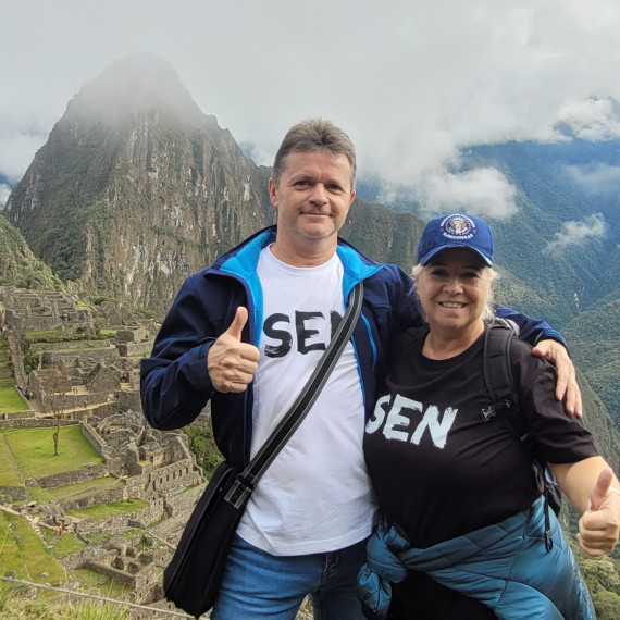 CK SEN klienti a ikonické Machu Picchu.