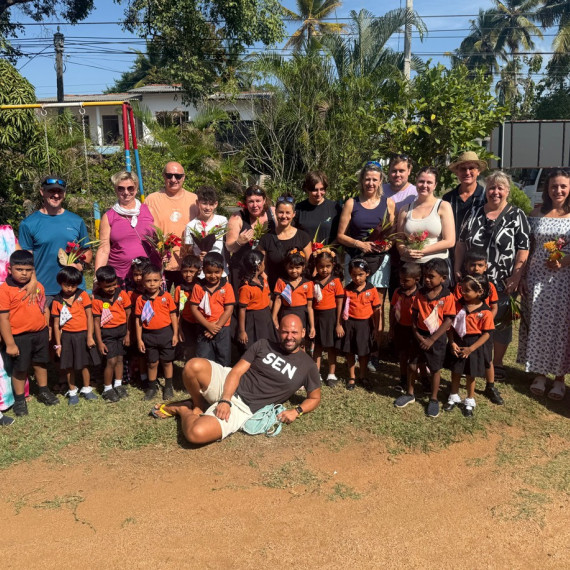 Návštěva srílanské školky.