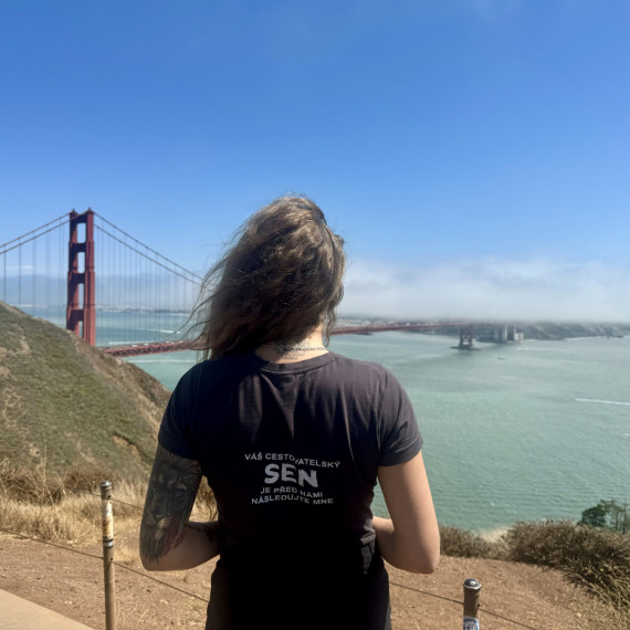 Ikonický most Golden Gate v San Franciscu. 