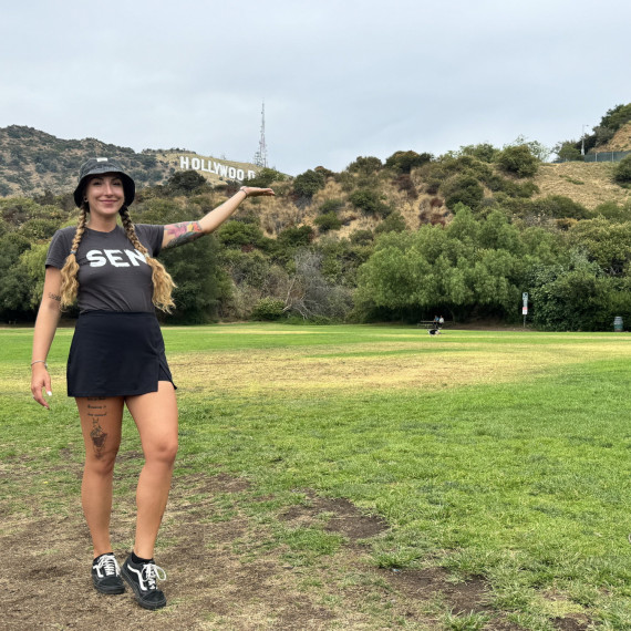 Ikonický nápis Hollywood.