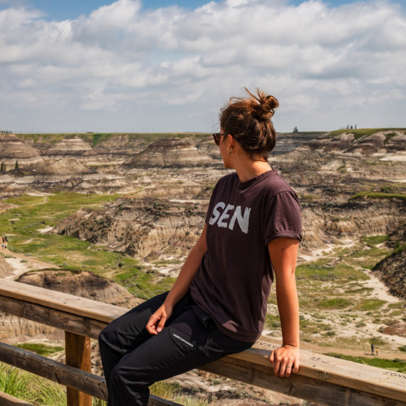 Stezka napříč kaňonem Horseshoe.