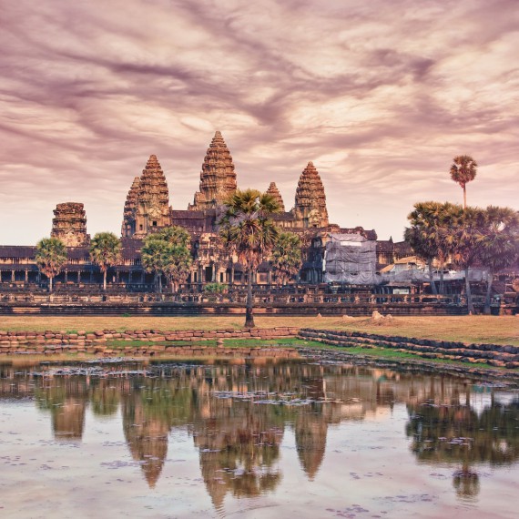 Angkor Wat je symbolem celé Kambodži